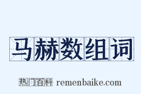 马赫数组词是什么意思的图片